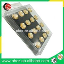 Yellow Acrylic Diamond Push Pin Set