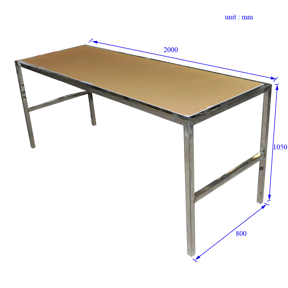 CFF0004 Stainless Steel Dinning Table Size