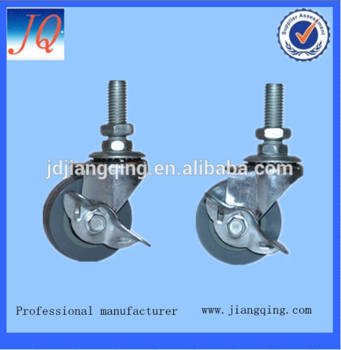 63mm light load screw caster wheel