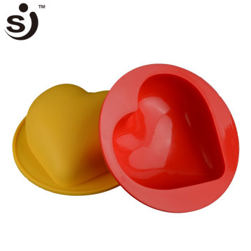 Valentine's day sweet heart silicon baking cake pan