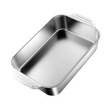 Stainless Steel Non Stick Roaster Pan - Turkey Roasting Pan with Handles