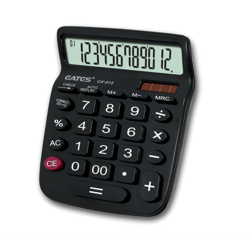 Eates calculator 12 digits big size desktop electronic scientific calculator