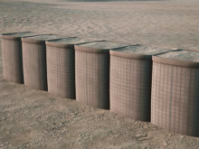 gabion box for ballistic defense