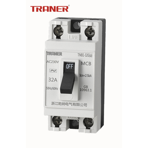 NT50 Mini safety Circuit Breaker 32A 2P2E MCB