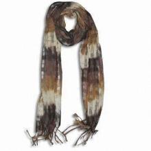 Spring/Autumn Grid Scarf, Ultra-thin, Made of Polyester, Fashionable Design