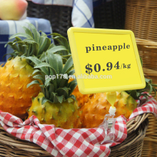 supermarket promotional plastic price sign board