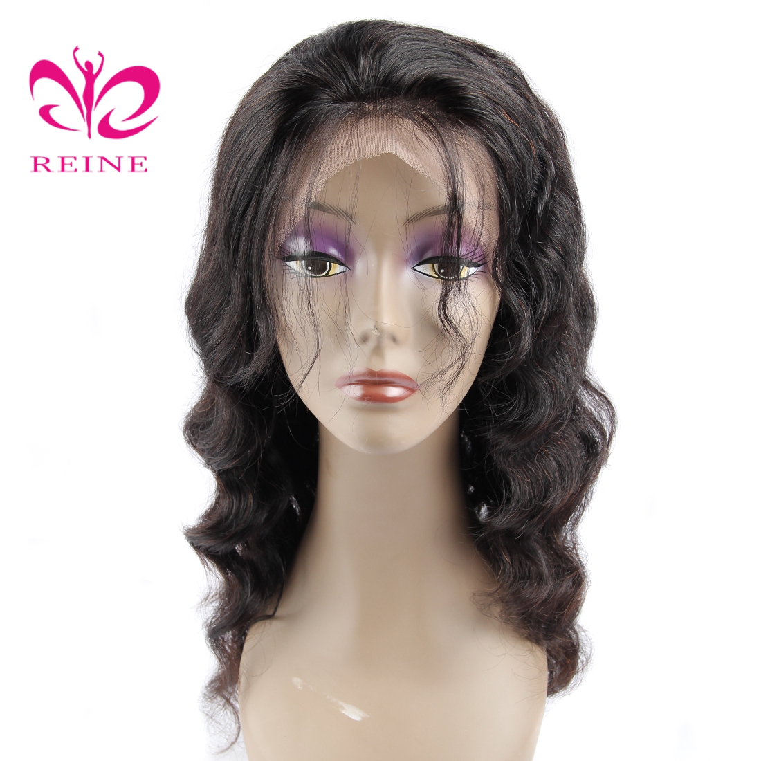 Overnight delivery raw virgin hair 360 lace frontal deep  wave  wig samples cuticle aligned hair from india