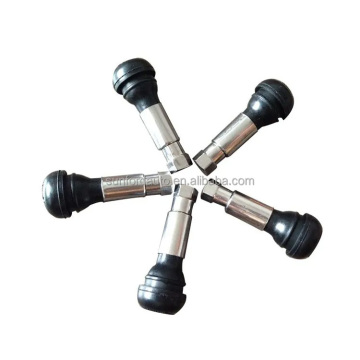 TR414C Custom Tire Valve Stem with Chrome Caps and Sleeve