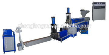 Plastic recycling and pelletizer machine