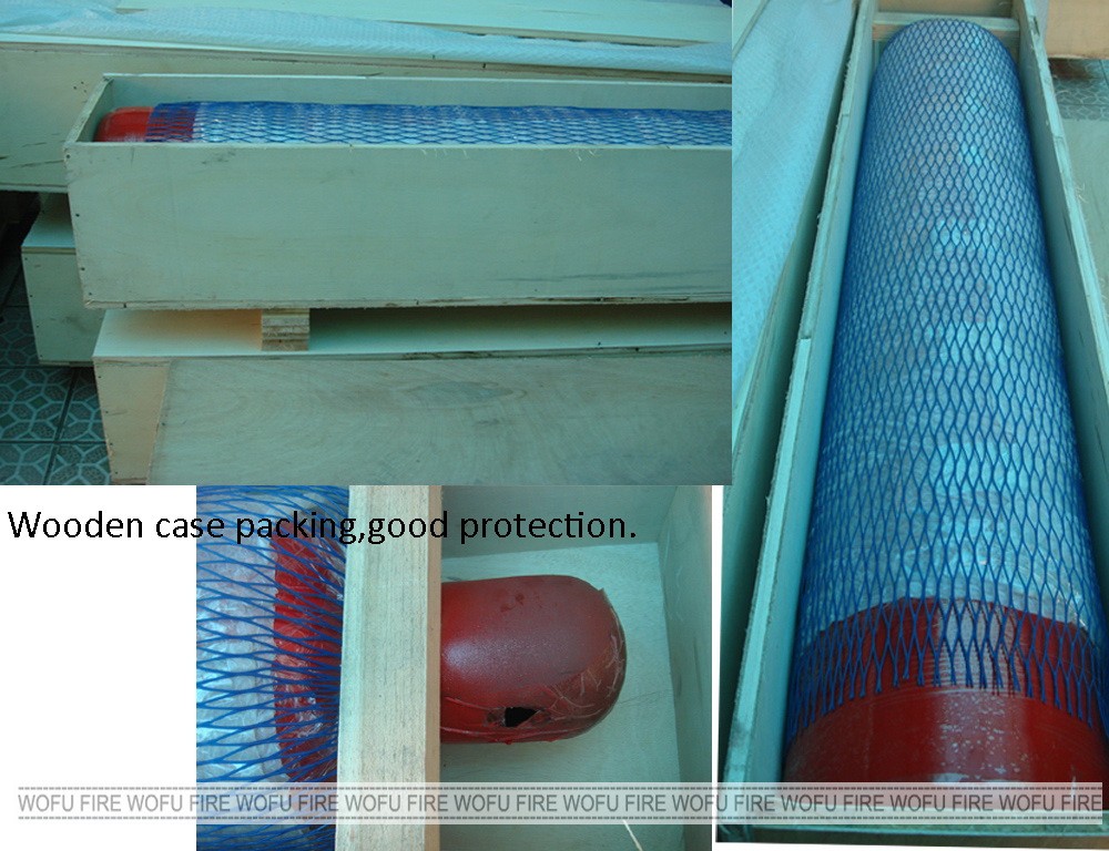 70L carbon dioxide cylinder of co2 fire protection system