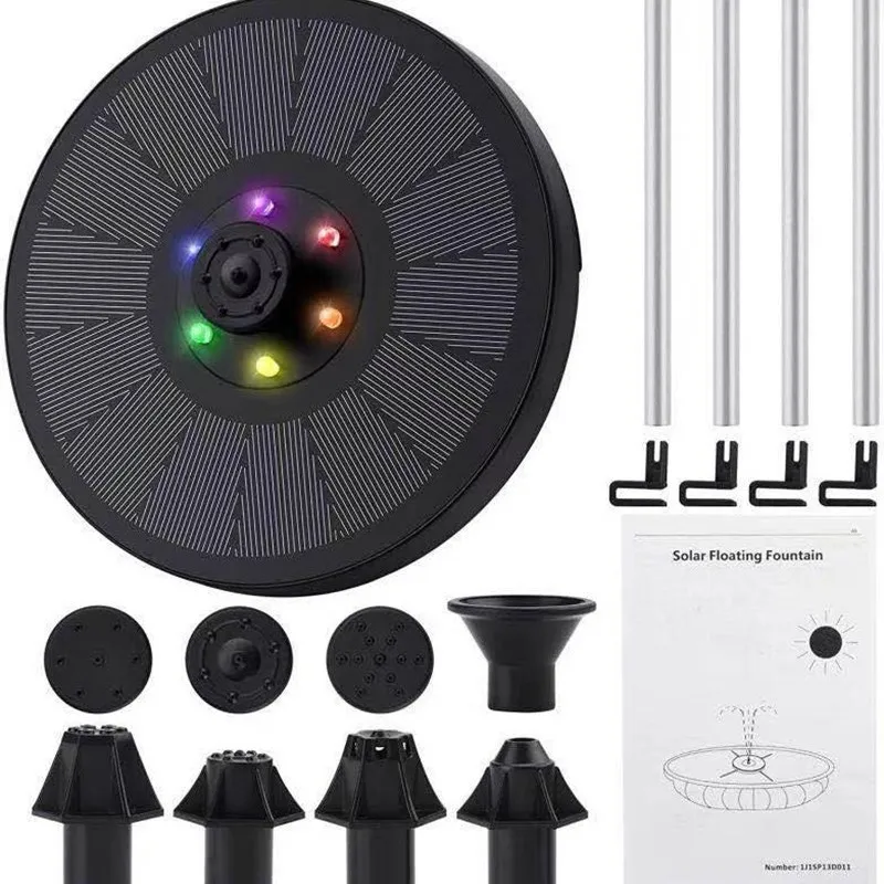 Eco-Friendly Solar-Powered Garden Fountain Pump for Tranquil Spaces
