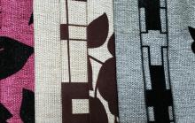 Polyester Linen Flocking Fabric Sofa for Furniture Textile