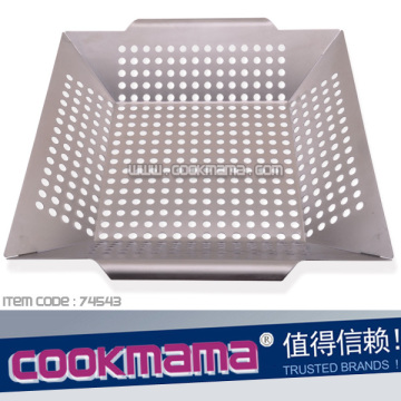 bbq grill wok,stainless steel grill topper,grill pan