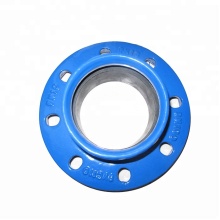 Ductile iron quick flanged adaptor for pvc pipes