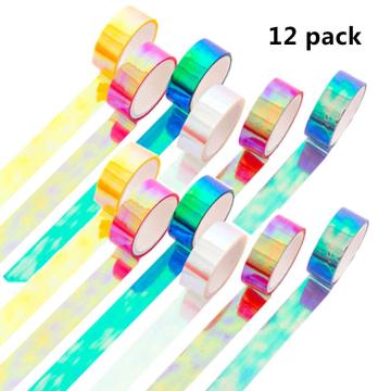 HOLOGRAPHIC RAINBOW COLORED MASKING TAPE-0