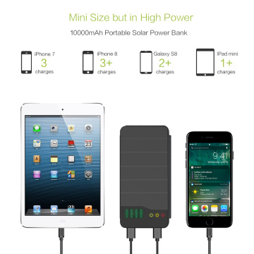 Solar Charging External Battery Pack For Smart Phone