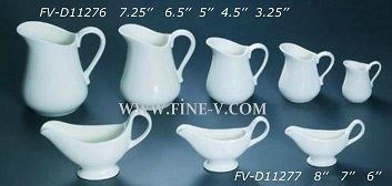 ceramic jars and milk pots