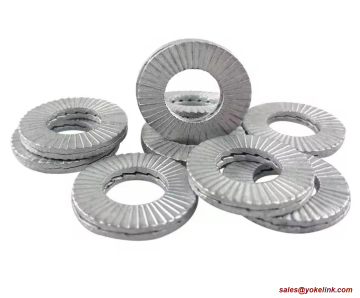 Dacromet Double Fold Lock Washers For Wind Energy