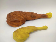 Chicken Leg Latex Chew Toy for Puppies