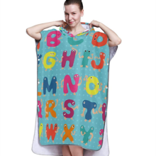 high quality hooded customer print blanket bath robe special plush lightweight robe