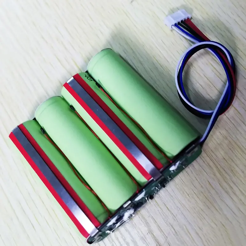 4s1p 14.4V 14.8V 18650 3400mAh Rechargeable Lithium Ion Battery Pack with Smbus Communication Protocol