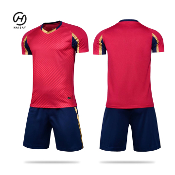Wholesale Low Moq Sublimation Soccer Jersey Quick Dry Polyester Short Soccer Team Wear Kits Soccer Wear Football Uniform Jerseys