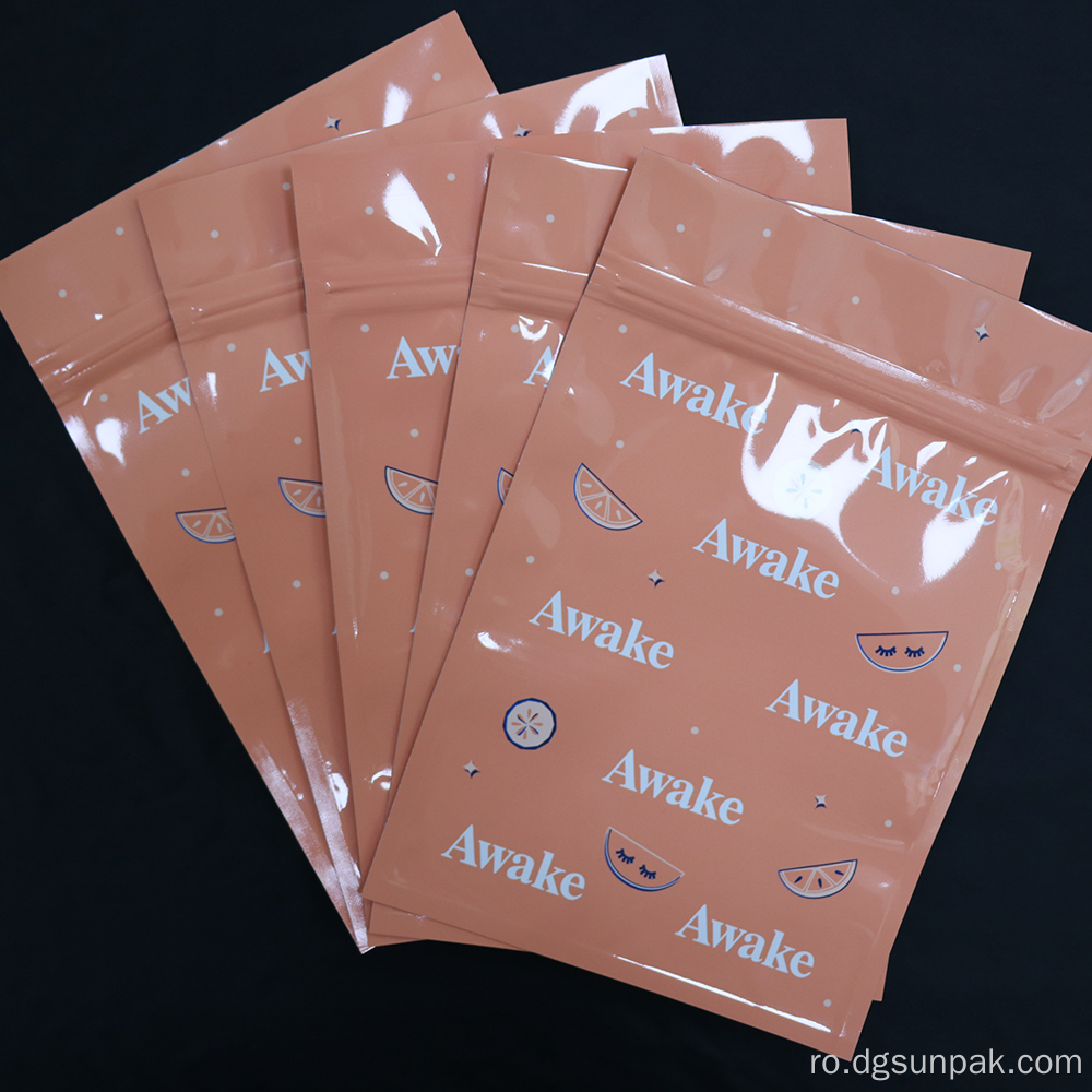 Pungi laminate impermeabile pentru ambalaje cosmetice