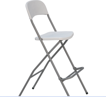 Folding plastic chair