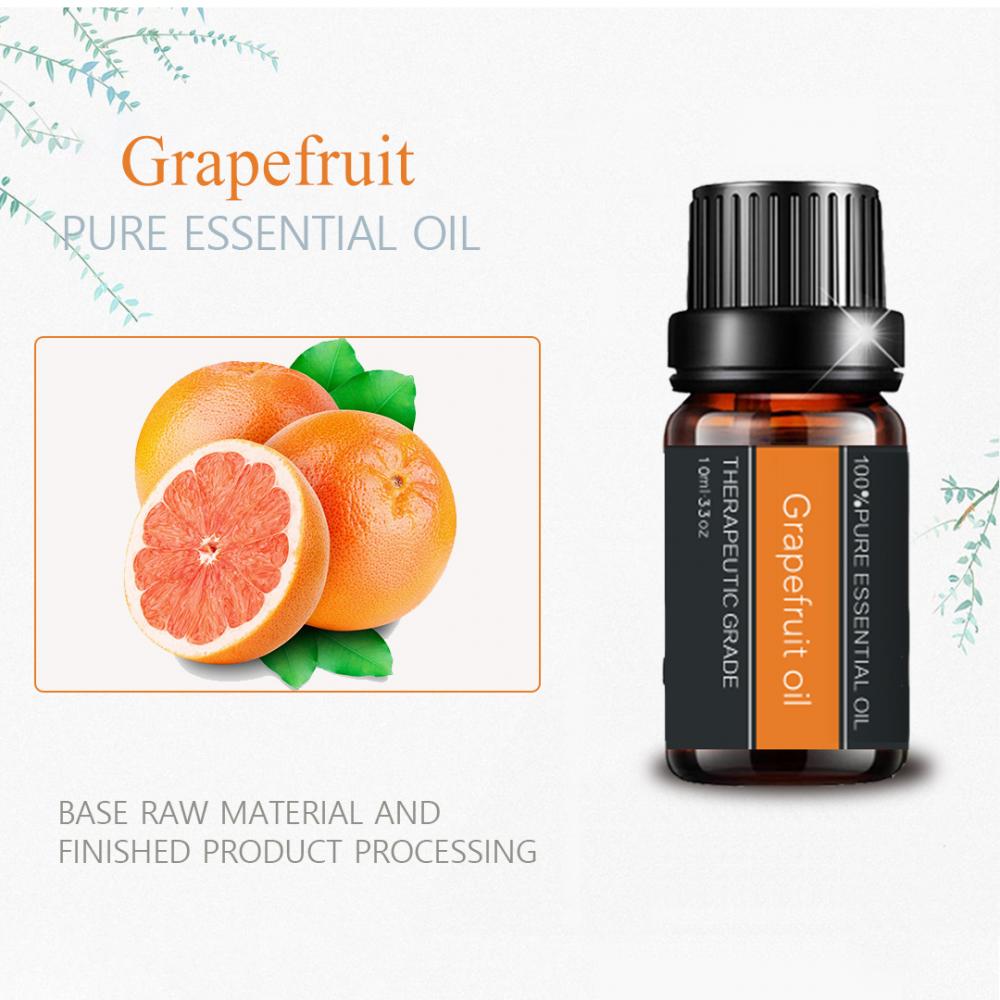 100% чистого натурального эфирного масла грейпфрута для ароматерапии