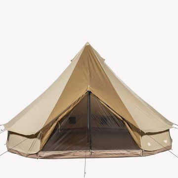 4-season Waterproof Cotton Canvas Bell Tent Camping Family Oxford Fabrie Yurt Bell Tent