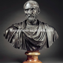 West antique Rome life size bronze bust statue for interior home hotel decoration