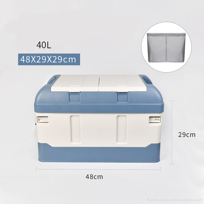 Boîte de stockage multifonctionnelle à 30L pliable