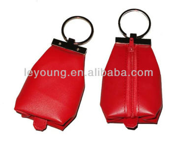 Promotional Small Leather Change Wallets With Zip Up