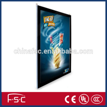 magnetic front panel ultra thin crystal led light box
