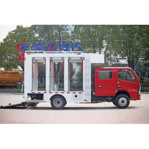 4x2 Air dan Busa Tank Fire Fire Truck