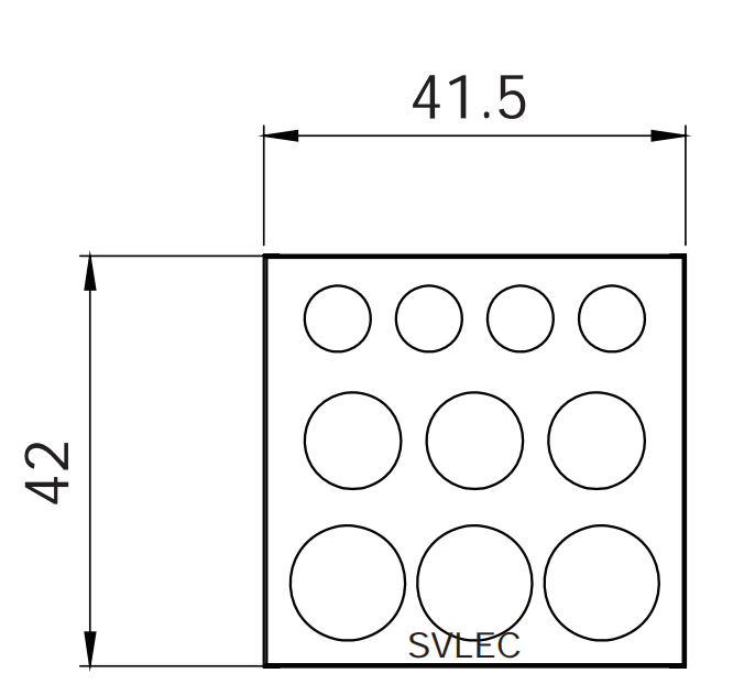 KEL DT3 Cable entry inserts