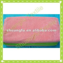 100% cotton solid color sheared towels from direct fatory