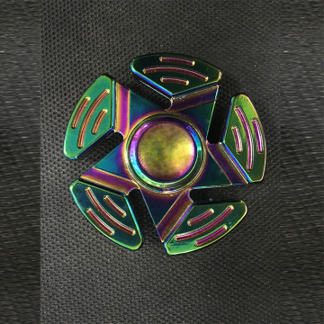 Windfire Wheel Gyro Spinner Colorful Stereoscopic Tornado Alloy Metal Fidget Spinner Rainbow Color Metal Spinner