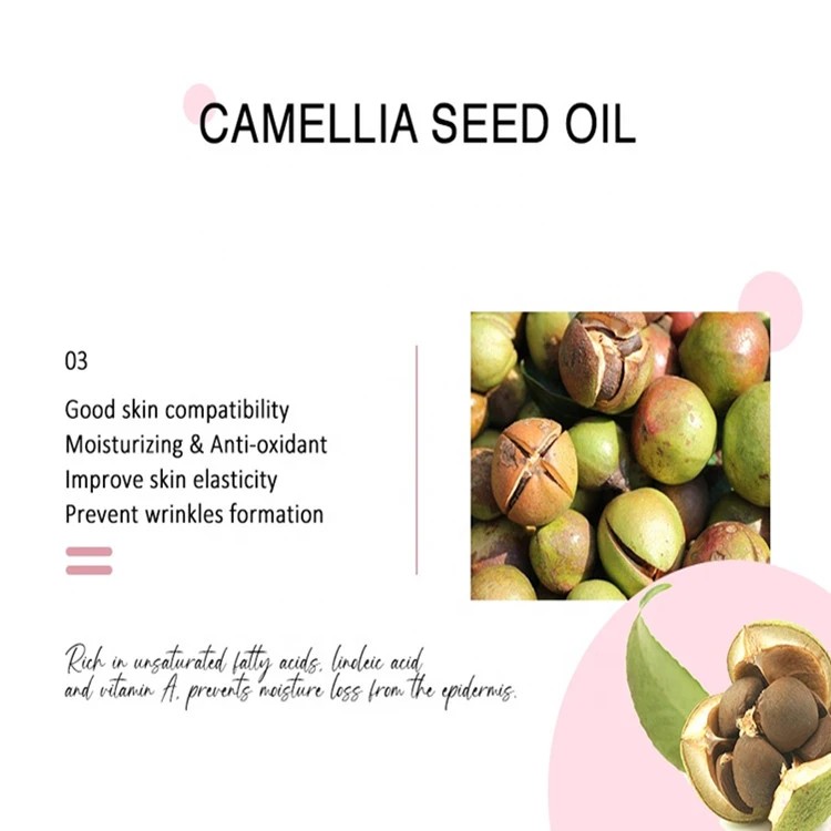 OEM ODM Custom Rose Camellia Natural Facial Oil Skin Balancing Face Oil