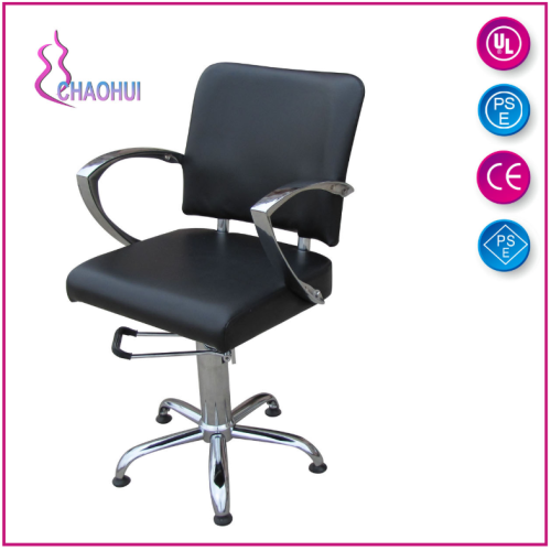 Silla de barbero hidráulico moderno negro