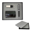 Gift set voor namecard houder & sleutelhanger en pen