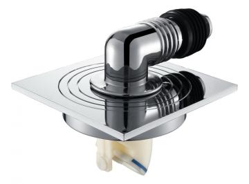 Concealed Square Anti-Odor Brass Floor Drains