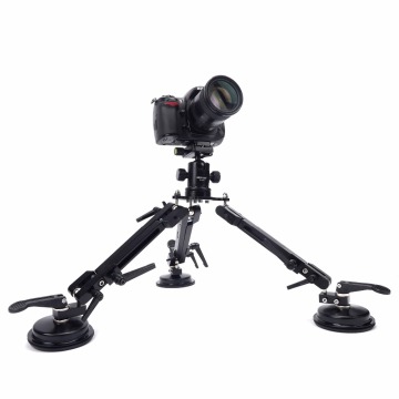 professional suction cup car video tracking camera tripod flexible mount