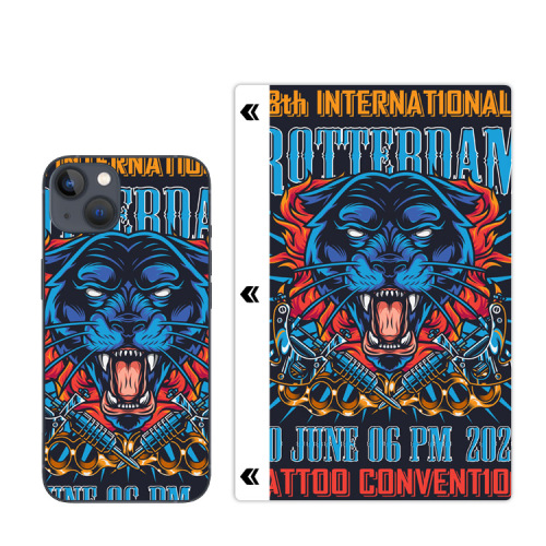 iPhone Film Laminating Back Film Animals Phone Skins