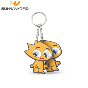 Cartoon Design RFID NTAG? 216 PVC Keyfob Keychain