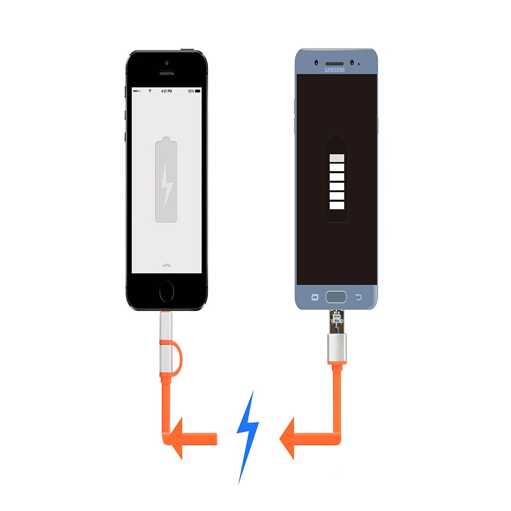 كابل بيانات Micro 2 في 1