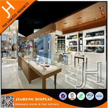 Alibaba gold supplier glass used jewelry display cases for sale
