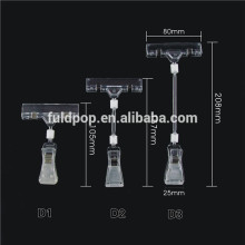 Manufacturer direct sale transparent wholesale pop sign clip