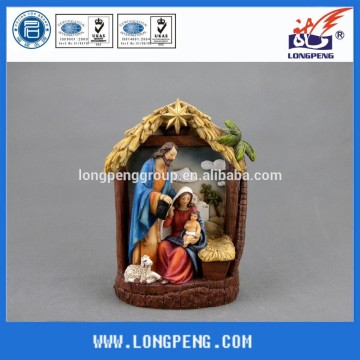 Promotional Resin Crafts Religious Holy Family Statue