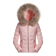 Korean Pink Vegan Puffer Down Jacket Woman